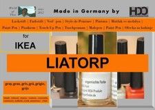 Penna a vernice, matita colorata per IKEA LIATORP grigio