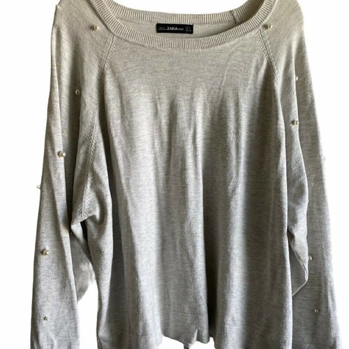 Maglione pullover grigio - , zara