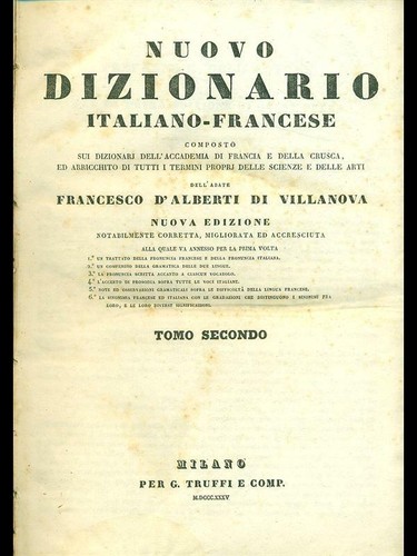 Nuovo dizionario - nuovo,