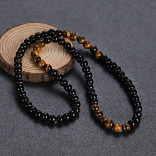 Collana perline uomo - collana,
