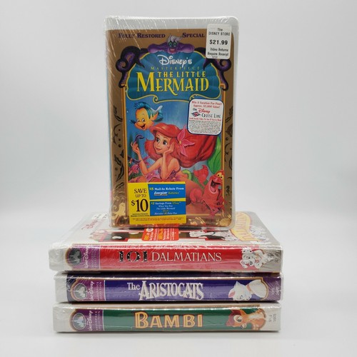 Lot sealed disney vhs - lot,