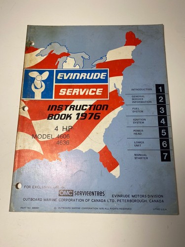 Evinrude 4hp service - evinrude,