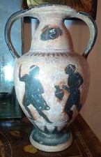 Vaso Stile Greco Etrusco Due Manici Primi 900