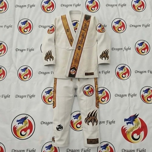 Dragon fight bjj bianco - dragon, gi