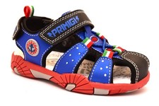 PRIMIGI 3458511 NERO BLU Scarpe estive Sandali Bambino Strappi Scuola Mare