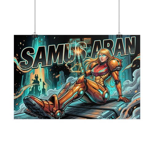 Samus aran poster videogioco - samus,