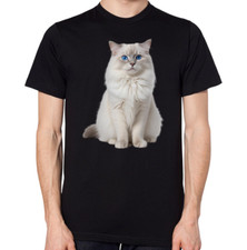 T-shirt gatto Ragdoll uomo