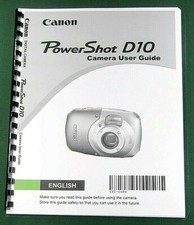 Canon PowerShot D10 Manuale Istruzioni: 163 Pagine e Cover Protettive
