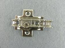 12x BASETTA Grass A CROCE PER CERNIERA Innesto rapido PIASTRINA regolabile CLIP