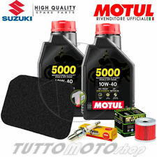 KIT TAGLIANDO SUZUKI BURGMAN 400 2001 2002 OLIO MOTUL FILTRI CANDELA 98 99
