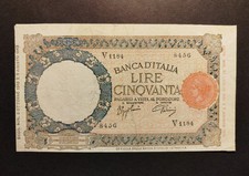 BIGLIETTO DA 50 LIRE "Lupetta