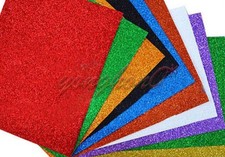 10 pezzi adesivi glitter carta