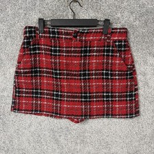 Zara Skort XL Tartan Plaid