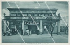 bt185 cartolina colico garage trombetta emilio provincia di como lombardia