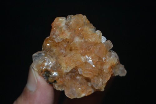 Heulandite arancio esemplare - heulandite,