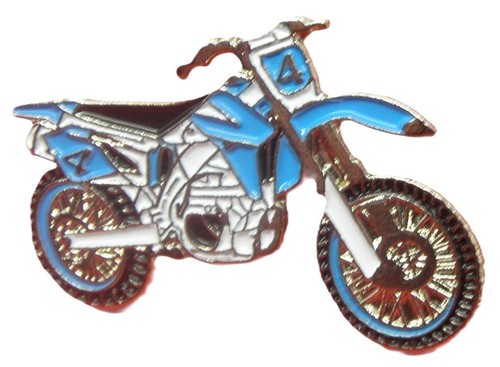 Trials motorbike pin badge - pin,