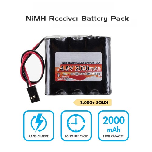 1pz 2000mah nimh rx - 1pz, 4.8v