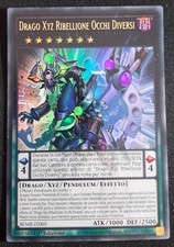 DRAGO XYZ RIBELLIONE OCCHI DIVERSI Ultra Rara in Inglese BLMR-EN005 YUGIOH