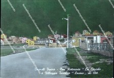 ch241 cartolina bagnoli irpino bar ristorante la lucciola provincia di avellino