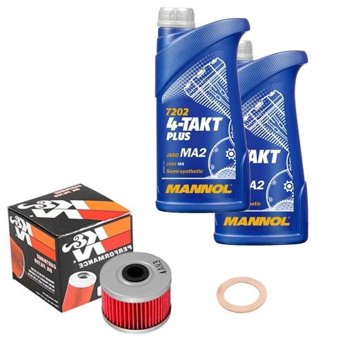 Kit filtro olio mannol - k&n,