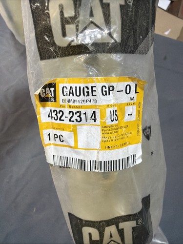 Cat 432 2314 engine - oil, level