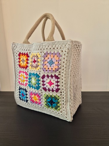 Borsa all uncinetto - uncinetto, granny