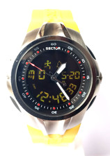 Orologio Sector 210 sport active watch power anadigit clock 40mm display lcd