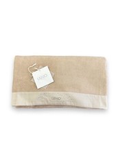 Liu.Jio Telo Spugna 100% Puro Cotone Jacquard Alta Qualita' Morbido Tinta Unita