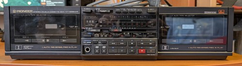 Stereo doppia cassetta pioneer - cassetta,