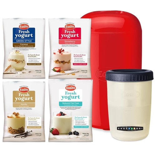 Easiyo yogurtiera rossa - rossa, (1kg)