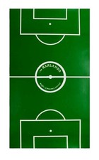 FOGLIO SOTTOVETRO CALCIOBALILLA GARLANDO, CAMPO DI GIOCO CARTONCINO VERDE
