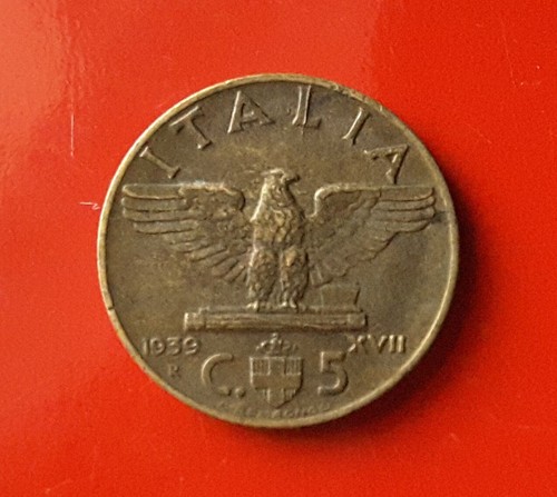 Centesimi 1939 errore - 1939,