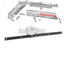 Binario inserto per guarnizione capote, porta superiore, destra Golf 1 Cabrio OE ref. 15587