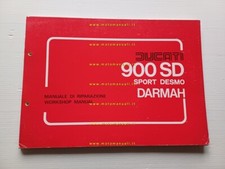 Ducati 900 Darmah SD Desmo 1980 manuale officina originale workshop manual