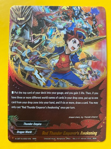 Buddyfight red thunder - buddyfight,