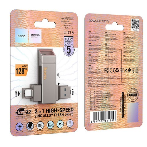 Hoco chiavetta ud15 usb 2 - ud15, 3.2