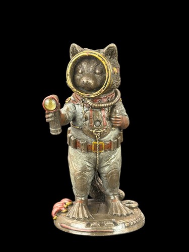 Statuetta steampunk procione - statuetta,