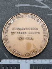 Medaglia Accademia Militare di Modena 50° Anniversario 74° Corso Allievi 1931
