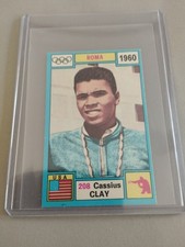 RARA !!! CASSIUS CLAY (PUGILATO) FIG. N. 208 ED. PANINI - OLYMPIA 1972