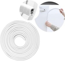 Paracolpi Portiere Auto Bianco Bordo a U Gomma 5 MT Rinforzo Acciaio Bagagliaio