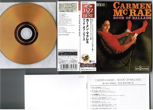 Carmen mcrae book ballads - mcrae, of