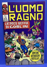 L' UOMO RAGNO 21 l'atroce beffa di Goblin CORNO 1970 ECCELLENTE EDICOLA !!