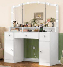 Postazione Trucco Con 10 Luci