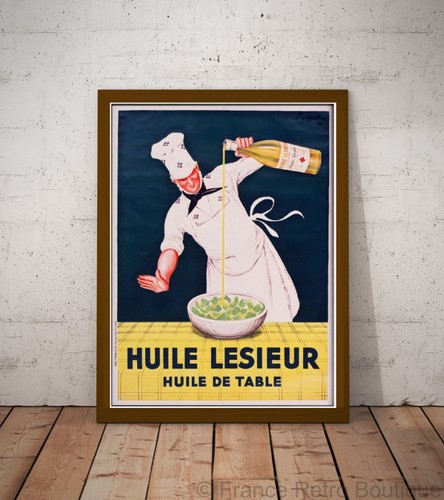 Affiche poster cuisine huile - cuisine,