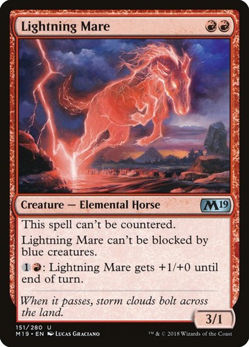 Mtg lightning mare - lightning, set