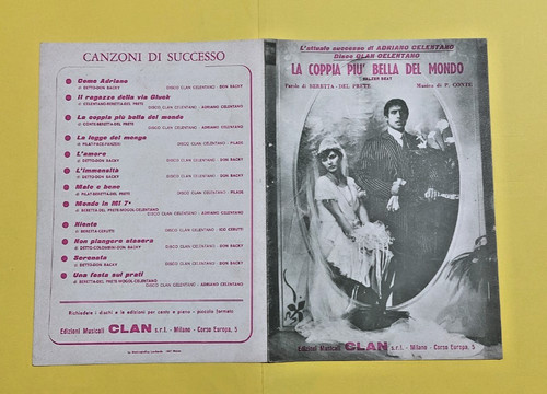 Adriano celentano spartito - adriano, la