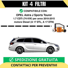 Kit 4 Filtri Tagliando per