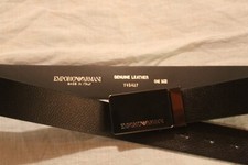 Cintura uomo " Emporio Armani " One size Reversibile Originale Made in Italy