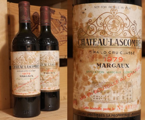 1979 chateau lascombes margaux - lascombes,