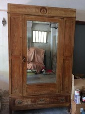 Armadio- guardaroba  toscano antico arte povera toscana XIX sec 